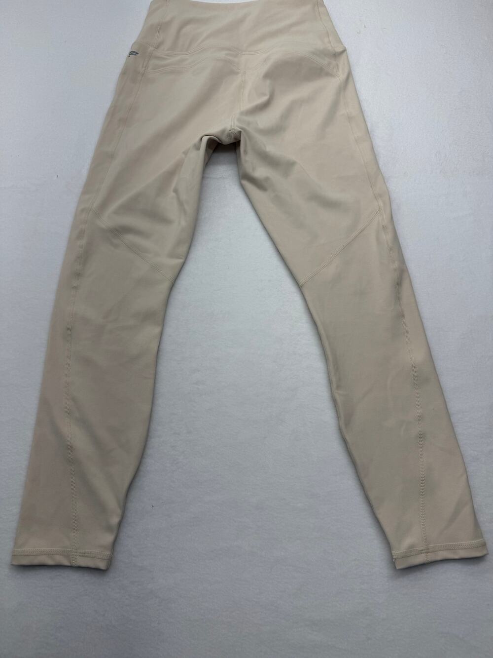 Fabletics PureLuxe High Waisted Leggings Womens Beige Cream Soft Yoga Pants